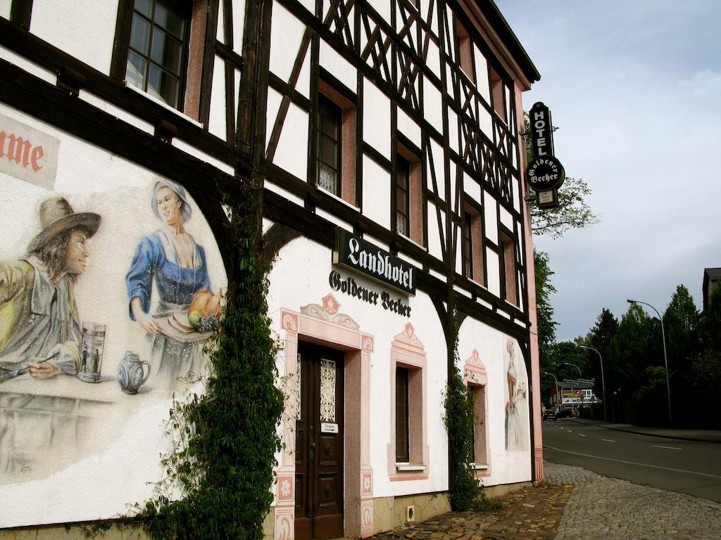 Landhotel Goldener Becher Limabach - Oberfrohna Extérieur photo